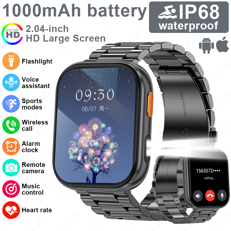 Luxury Watch Hd - LIGE Nuovo Militare Esterno 1000mAh Astuto