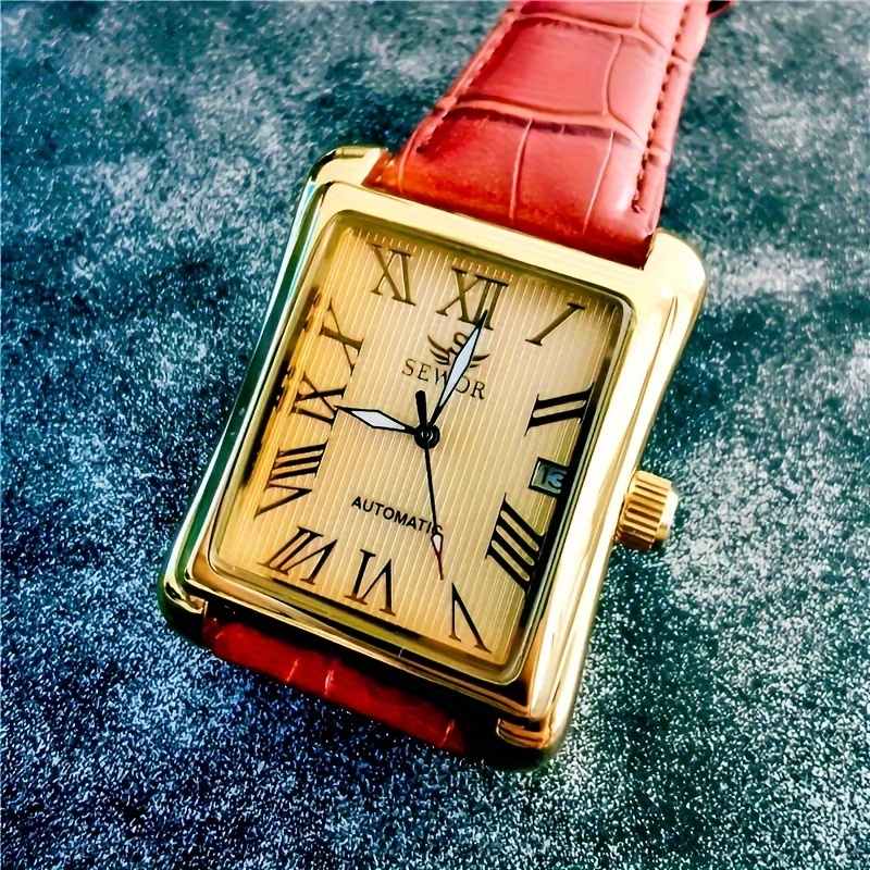 Luxury Watch Name Brands - Orologio quadrato da uomo in stile