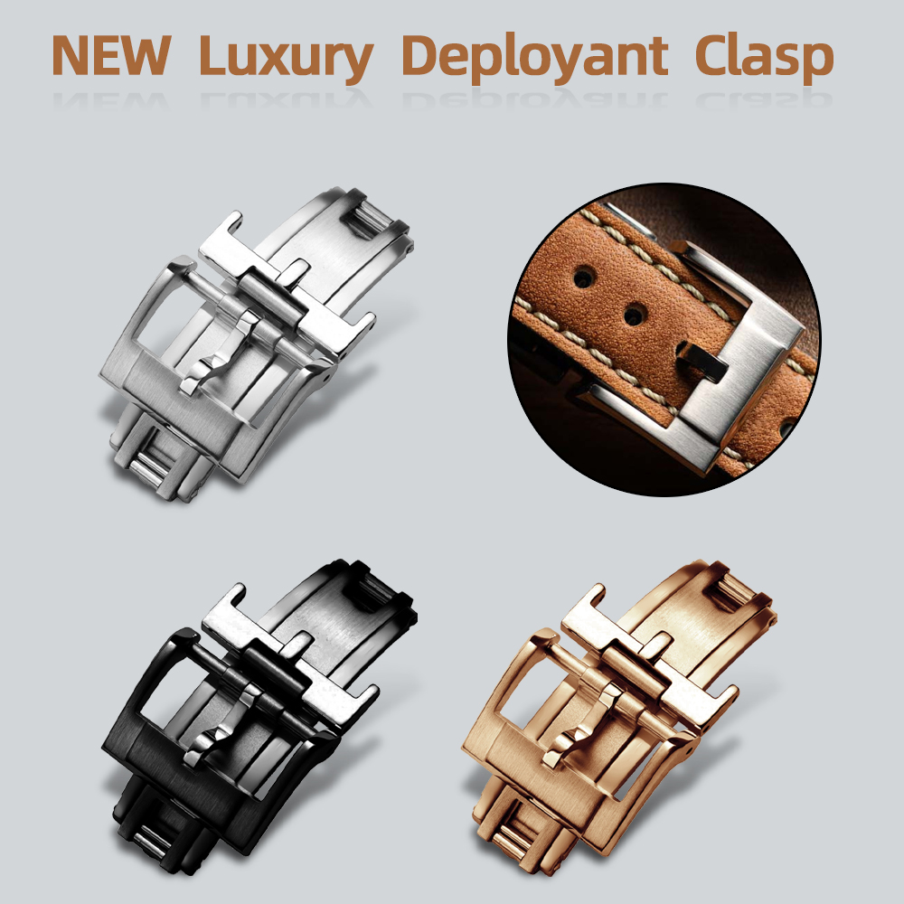 Luxury Watch News - NUOVO Chiusura Deployante di Lusso 16mm