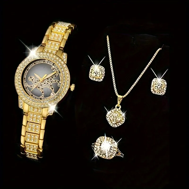 Luxury Watch Gift For Her - Set di 5 pezzi: Orologio da