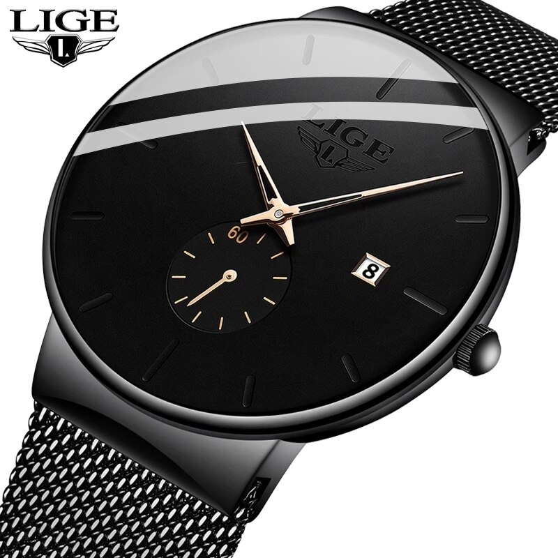 Luxury Watch Affordable - LIGE Fashion Mens orologi Top Brand