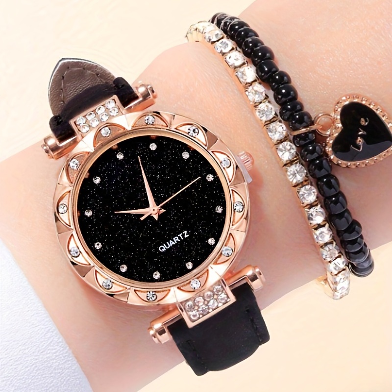 Luxury Watch Gift For Her - Orologio al Quarzo Starry Fashion di