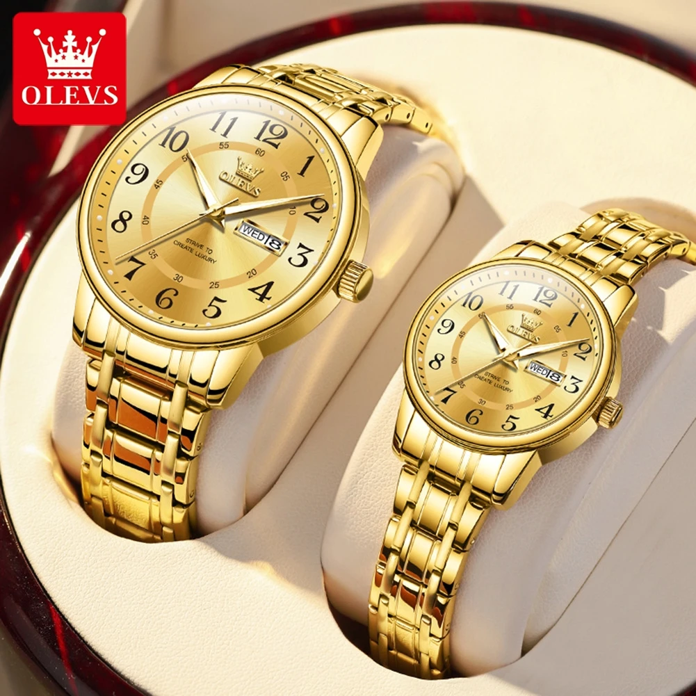 Luxury Watch Gift For Her - OLEVS 2891 Orologio al Quarzo Originale