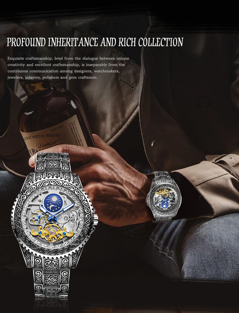 Forsining orologio da polso me - Moonphase Complication Watch recensione e prezzo