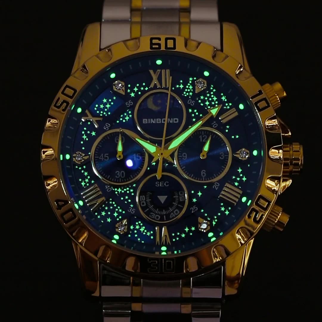 2026 Orologio da uomo leggero  - Moonphase Complication Watch recensione e prezzo