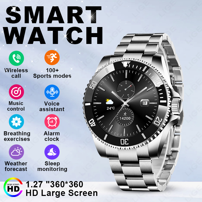 LIGE 2026 Smartwatch con Scher - Luxury Watch Hd recensione e prezzo