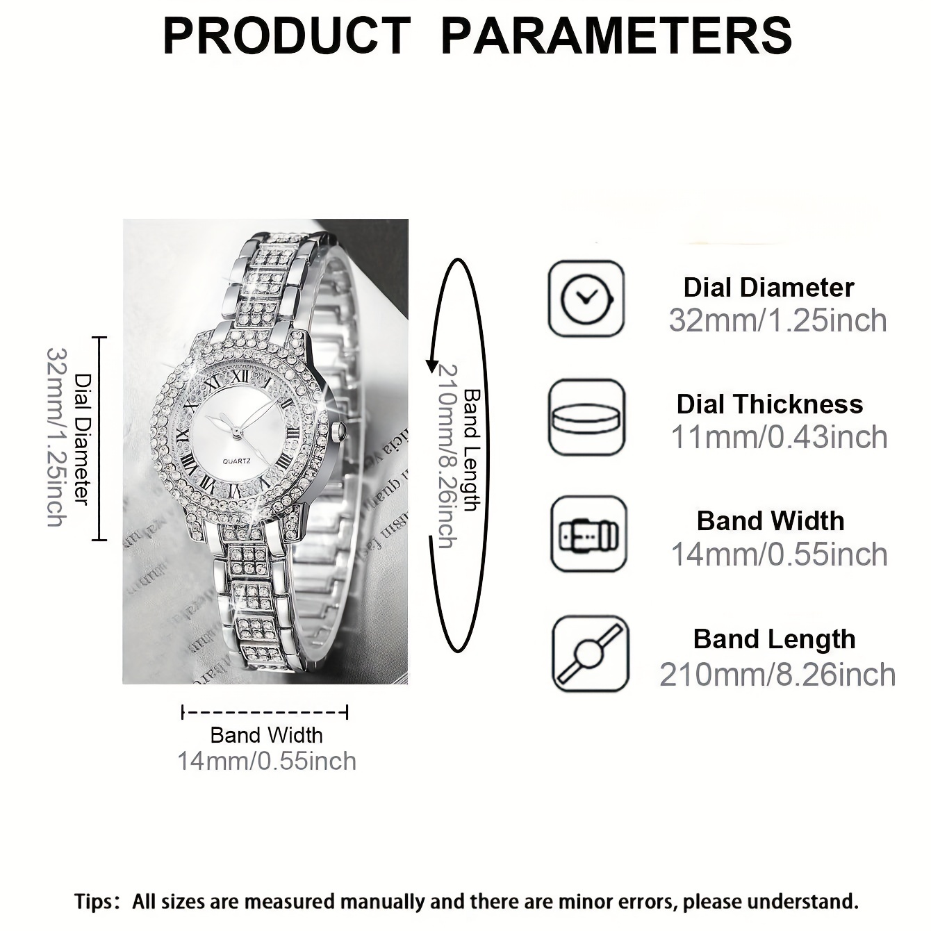 Set di 6 pezzi: Orologio da do - Luxury Watch Gift For Her recensione e prezzo