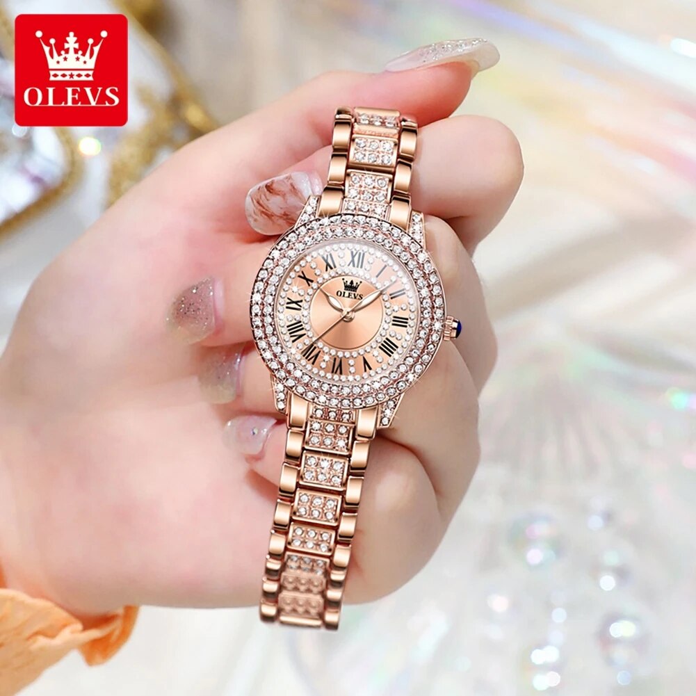 OLEVS 9943 Orologio al quarzo  - Luxury Watch Diamond recensione e prezzo
