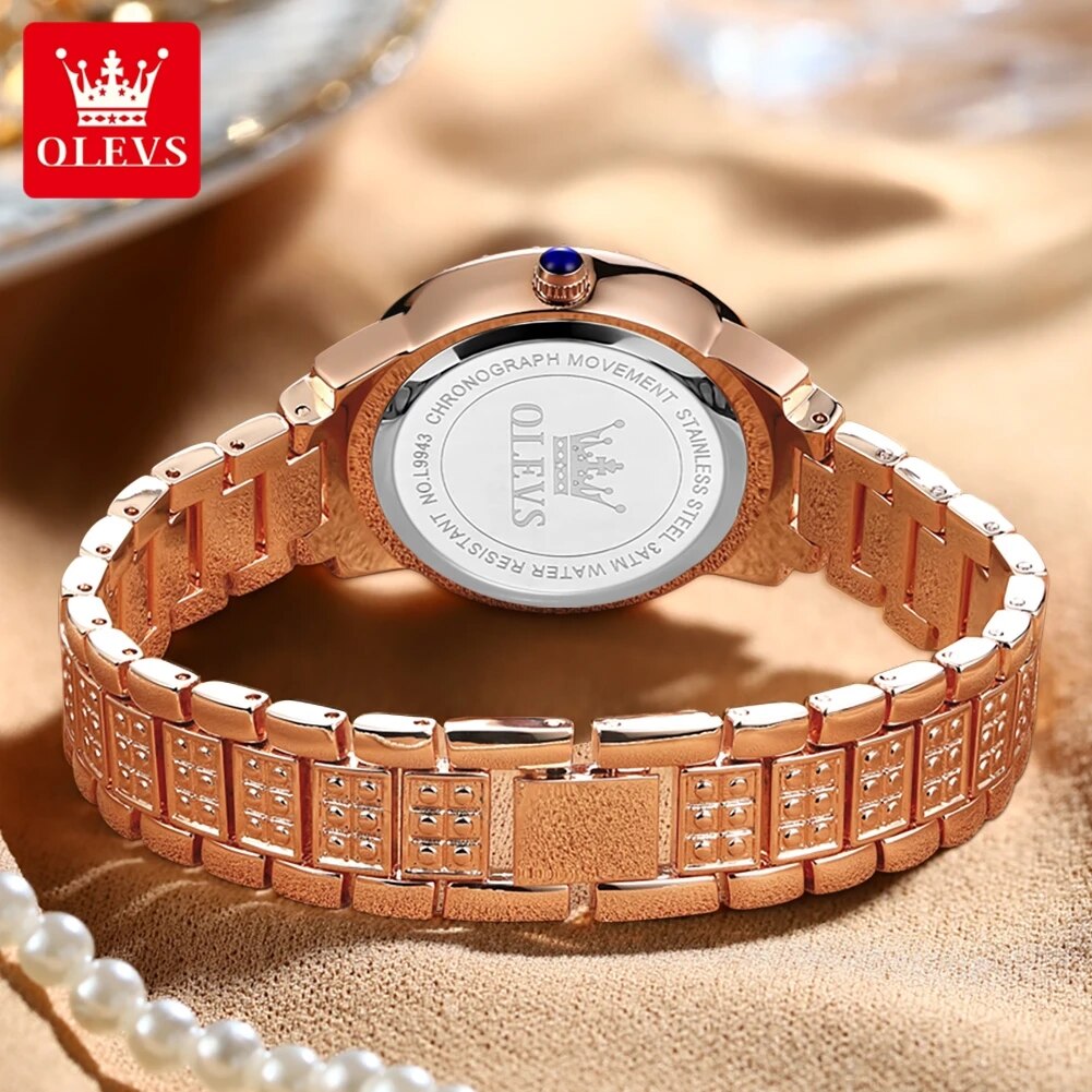 OLEVS 9943 Orologio al quarzo  - Luxury Watch Diamond recensione e prezzo