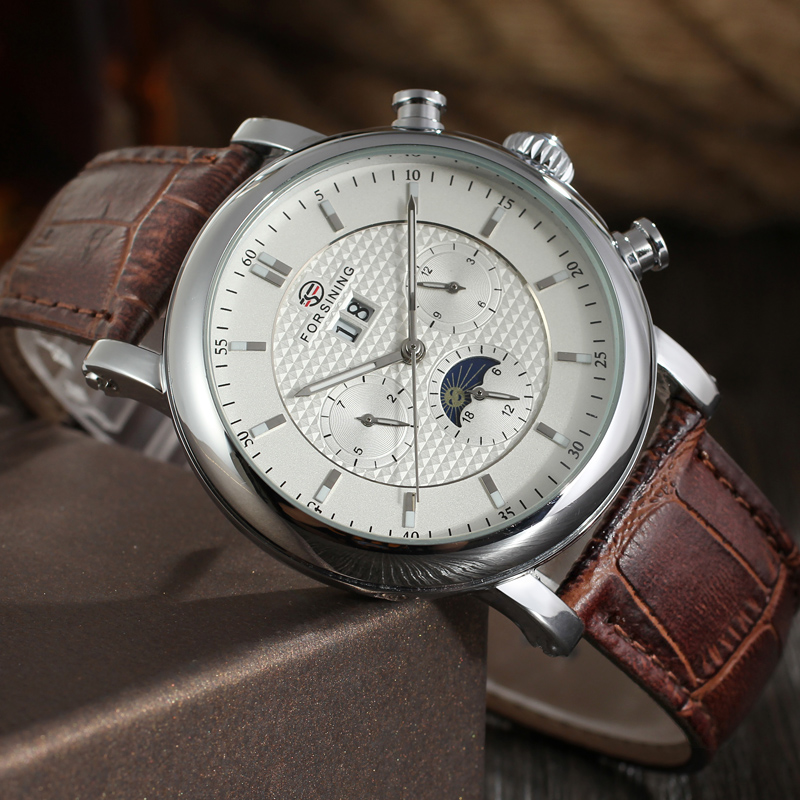 FORSINING orologio automatico  - Moonphase Complication Watch recensione e prezzo
