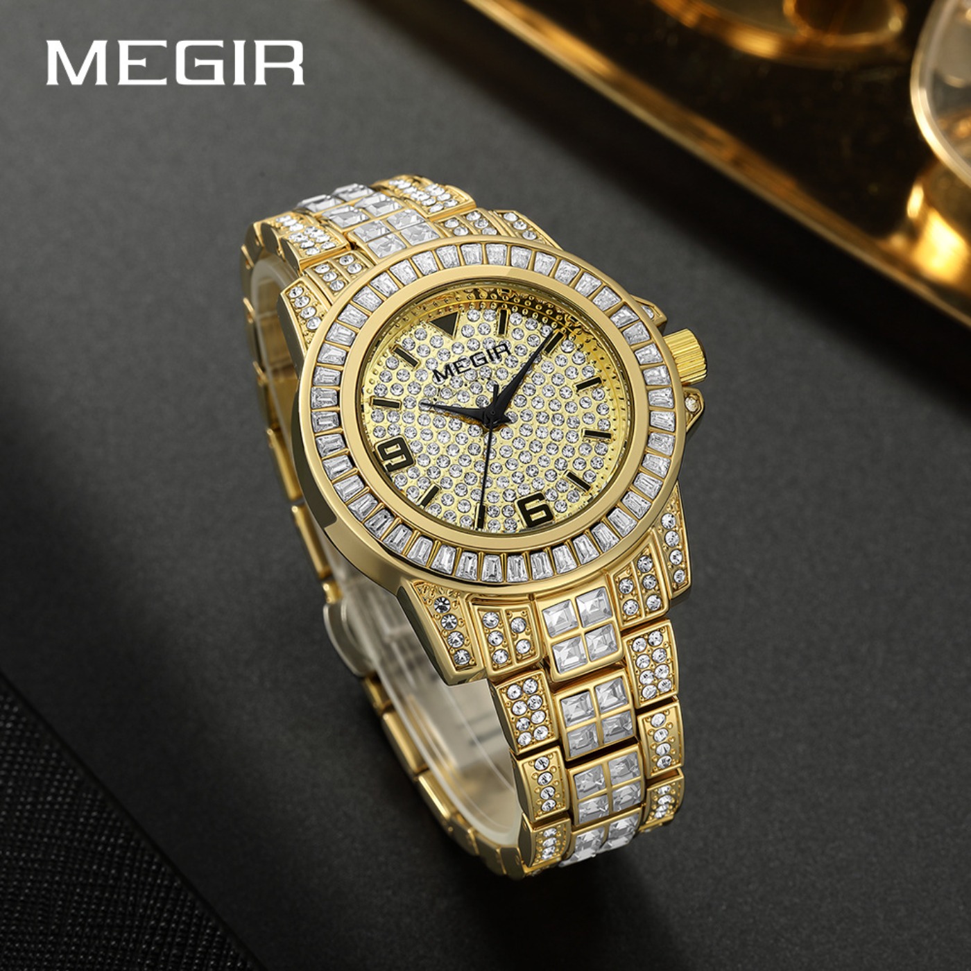 MEGIR Orologi di Lusso con Dia - Luxury Watch Diamond recensione e prezzo