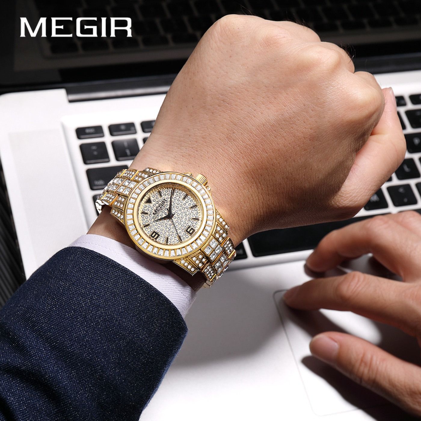MEGIR Orologi di Lusso con Dia - Luxury Watch Diamond recensione e prezzo
