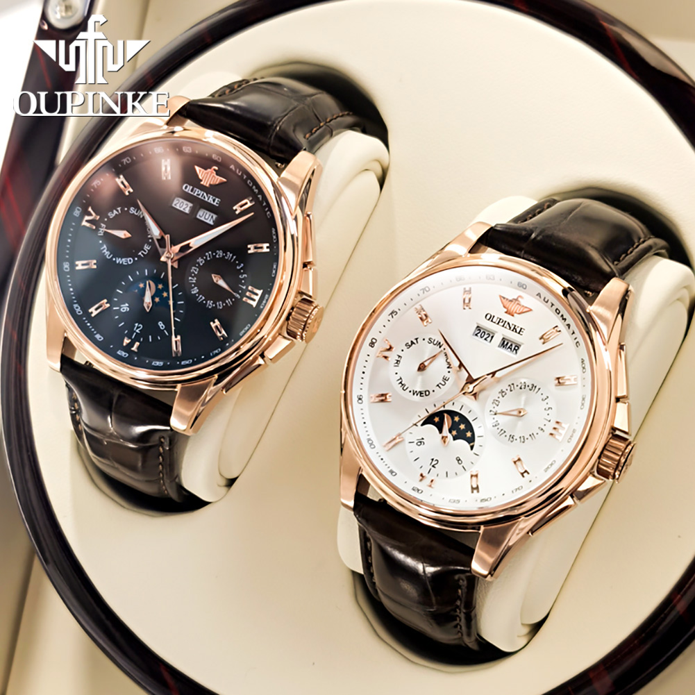 OUPINKE 3189 Orologio meccanic - Moonphase Complication Watch recensione e prezzo