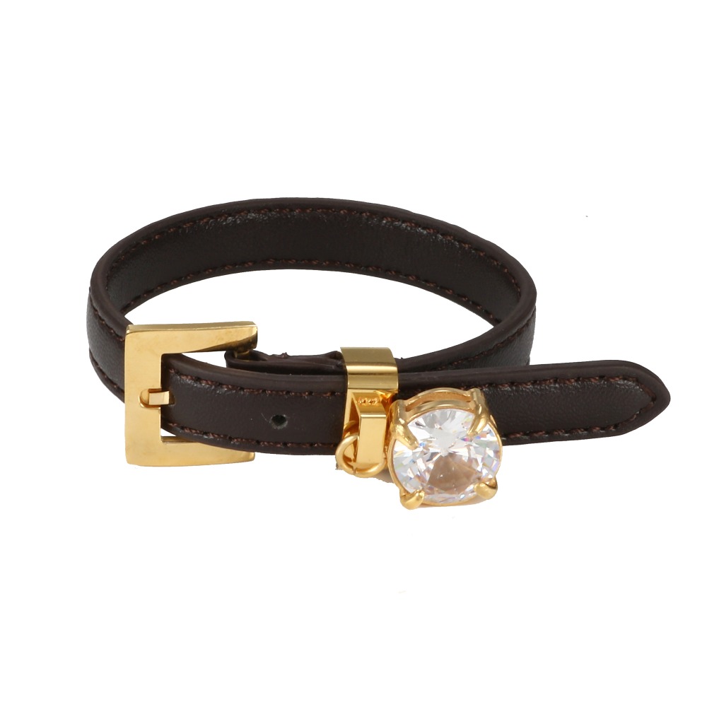 Bracciale rigido in pelle per  - Luxury Watch E Jewellery recensione e prezzo