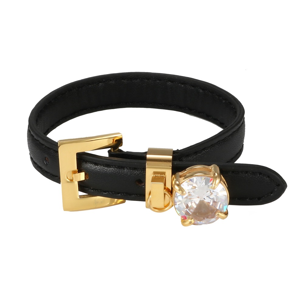 Bracciale rigido in pelle per  - Luxury Watch E Jewellery recensione e prezzo