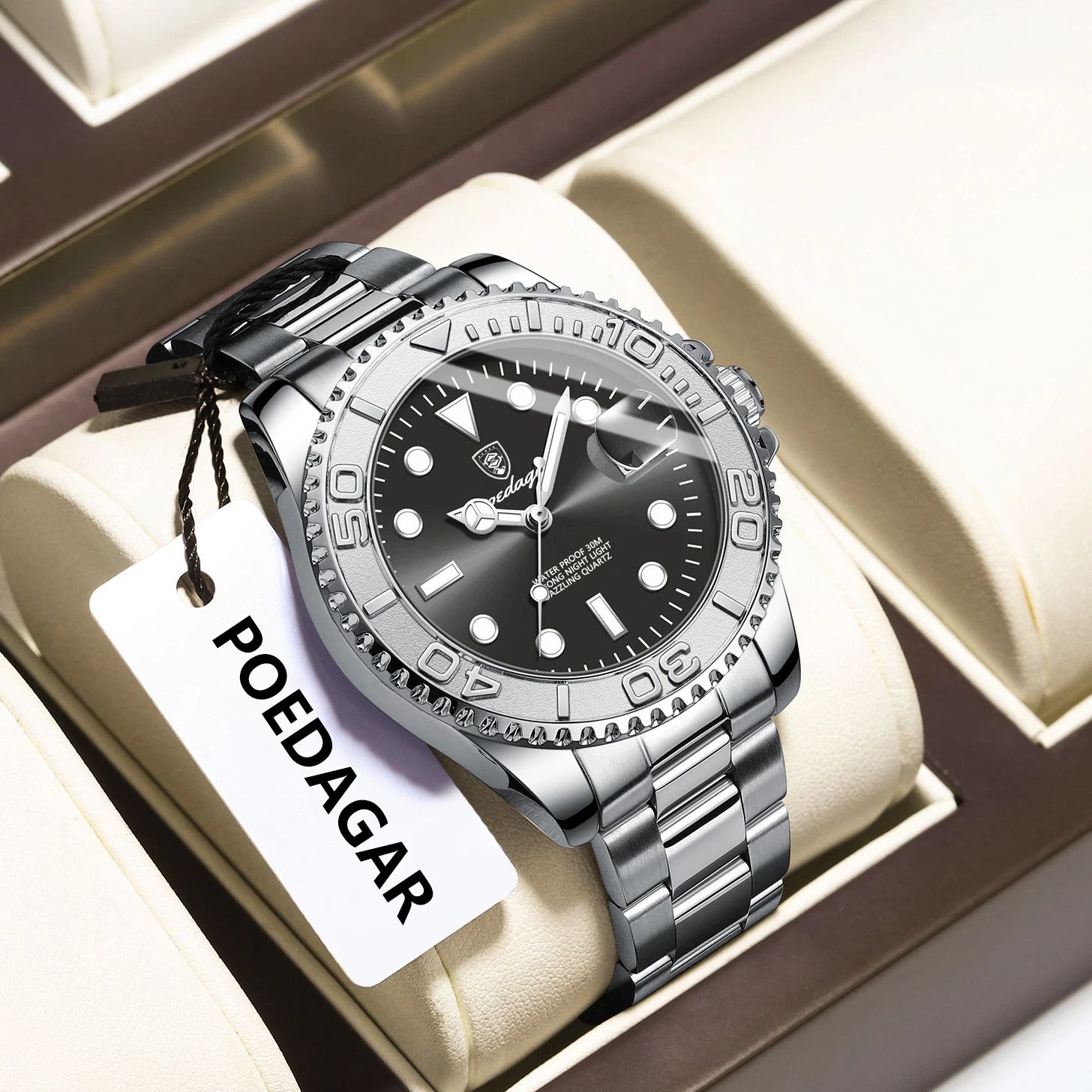 POEDAGAR Orologio sportivo da  - Luxury Watch Business recensione e prezzo