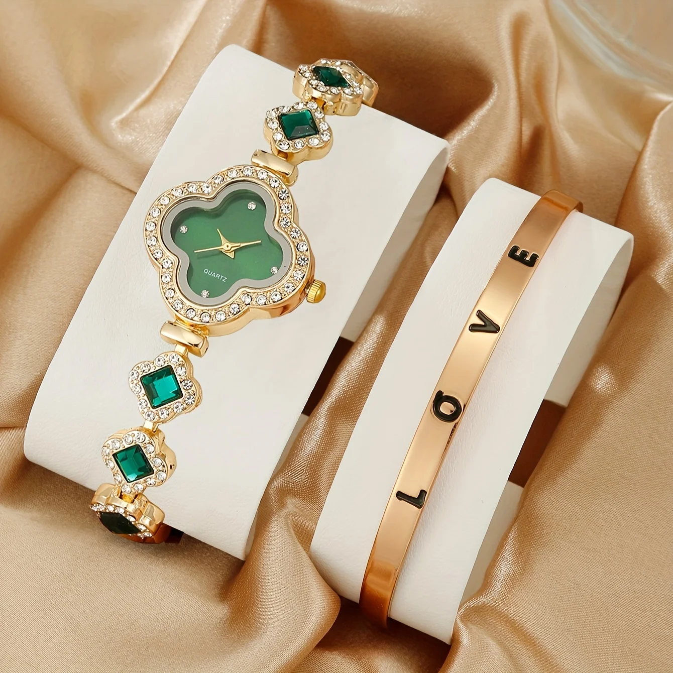 2 pezzi/set orologio da donna  - Luxury Watch Gift For Her recensione e prezzo