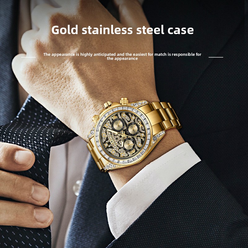 Orologio Automatico da Uomo in - Moonphase Complication Watch recensione e prezzo