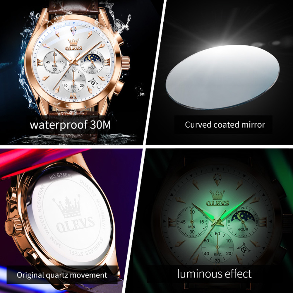 OLEVS Brand New Fashion Orolog - Luxury Watch Affordable recensione e prezzo