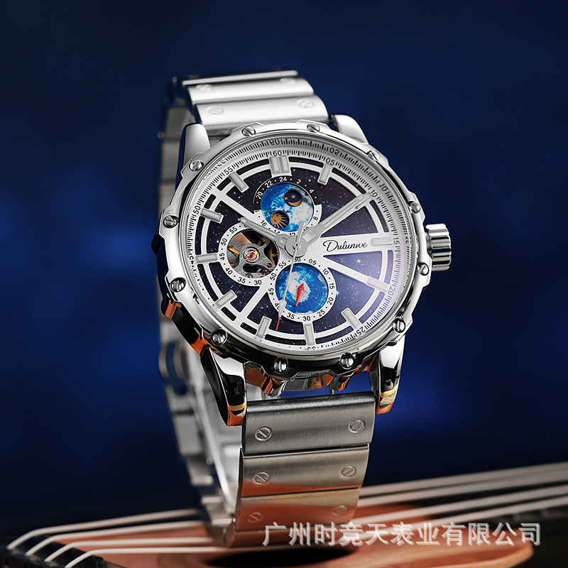 Orologio Automatico da Uomo in - Moonphase Complication Watch recensione e prezzo